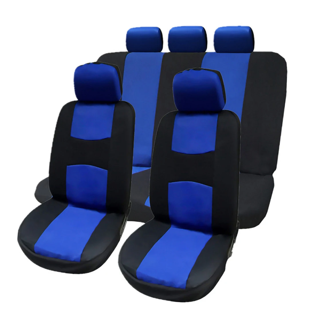 

4pcs/9pcs Car Seat Covers Universal Fit Car Seat Protectors Four Seasons Gray Auto Interior Accessories For Kalina Grantar