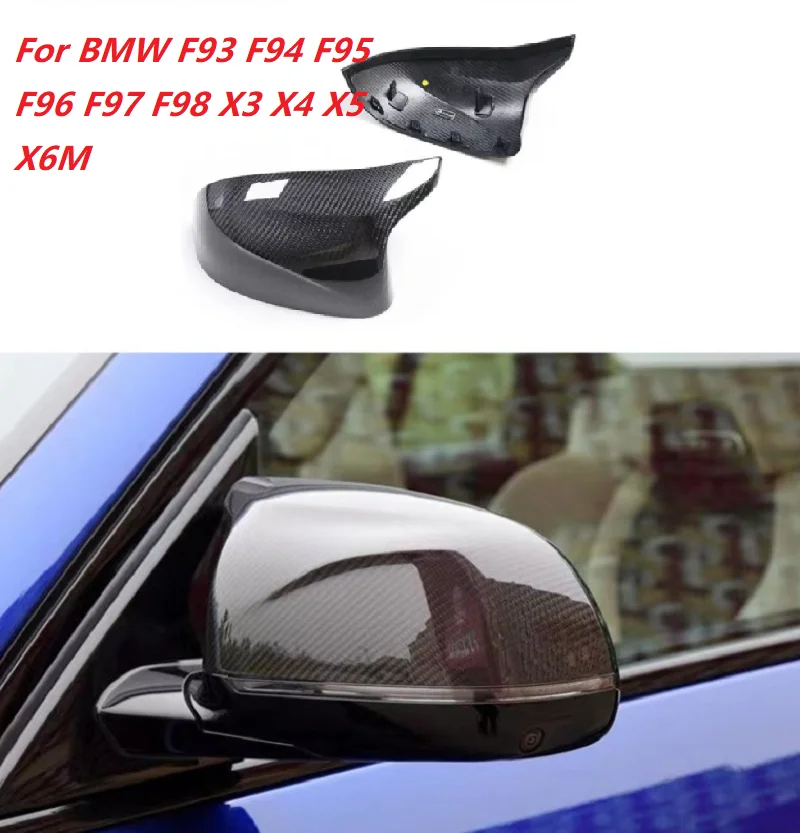 

Dry Carbon Fiber Side Mirror Cover Cap Replace & Add on Style Car Accessories Fit For BMW F93 F94 F95 F96 F97 F98 X3 X4 X5 X6M