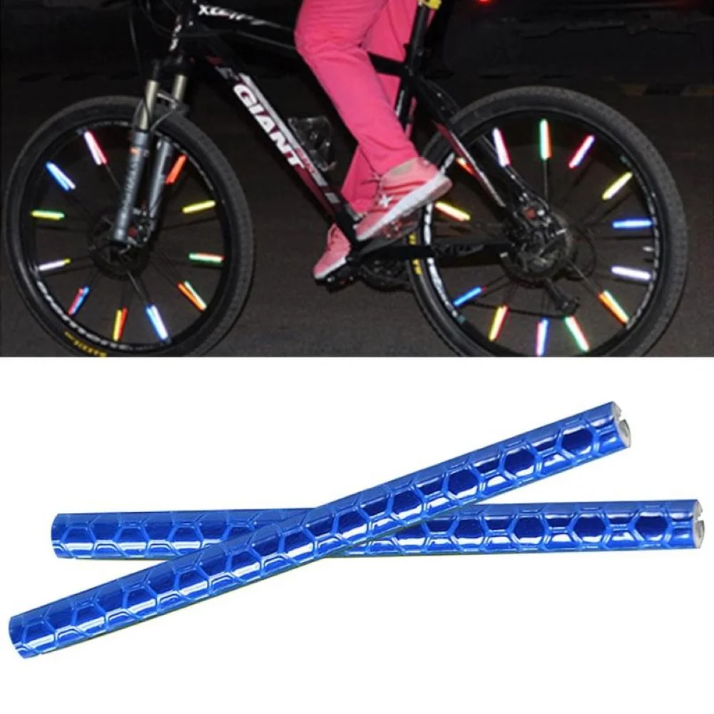 12 шт. обод колеса Велосипеда Говорил Крепление зажим отражательная трубка