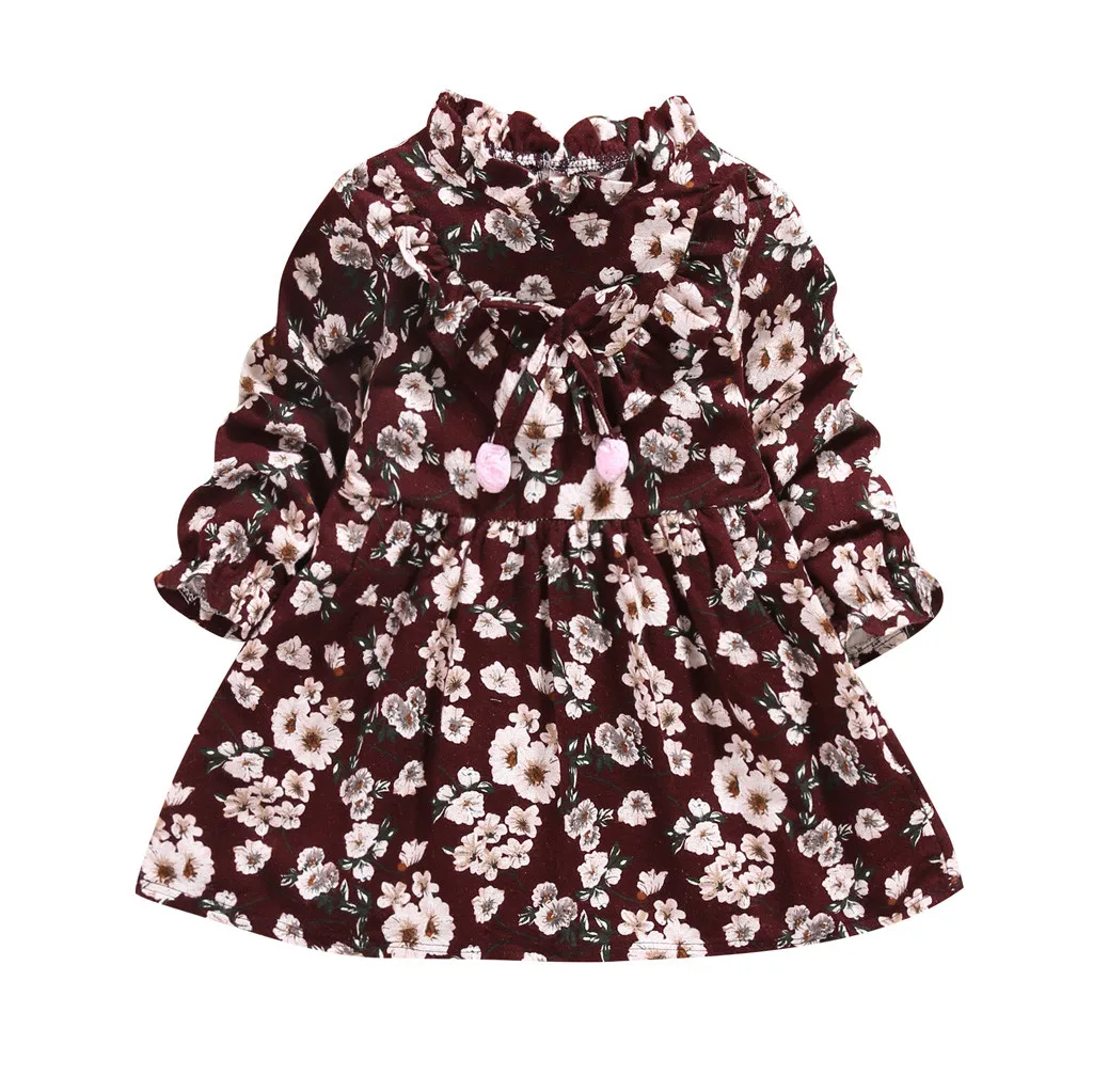 Платье для девочек; vestidos; Детские платья для девочек; vestido infantil; рождественское платье на Хэллоуин; vestido; Повседневное платье с длинными рукавами и принтом; Z4