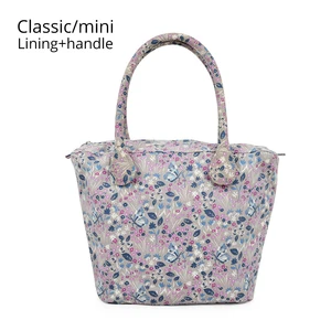 Холщовая Короткая Длинная Круглая ручка с цветочной ручкой, маленькая большая вставка, подкладка для Obag, Классическая мини-сумка O, женские сумки, Наплечная Сумка