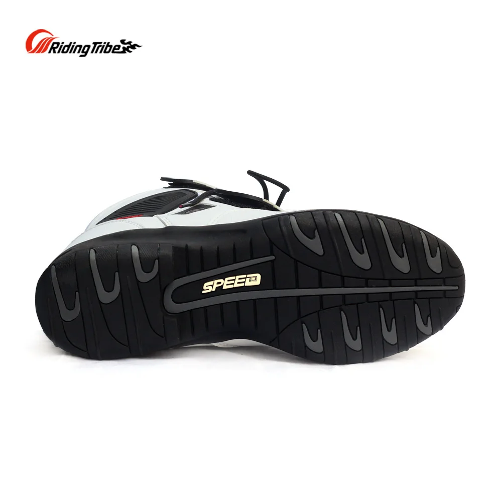 Мужские и женские мотоциклетные ботинки противоскользящие дышащие для езды на