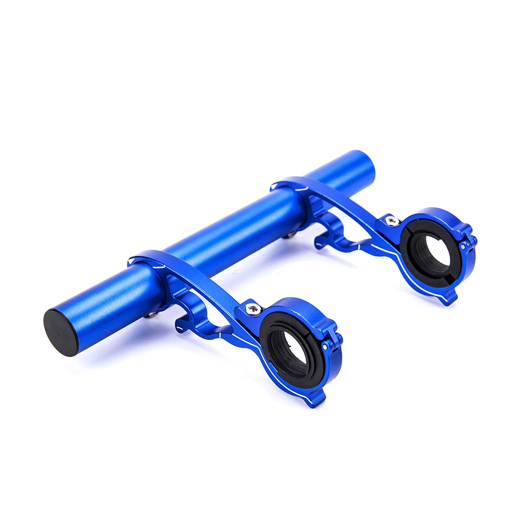 Двойной удлинитель для велосипеда держатель фонарика Bycicle поддержка руля