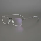 Немецкие брендовые Дизайнерские мужские Безвинтовые Полуободковые оптические очки, оправа для очков по рецепту, очки, очки Chioe