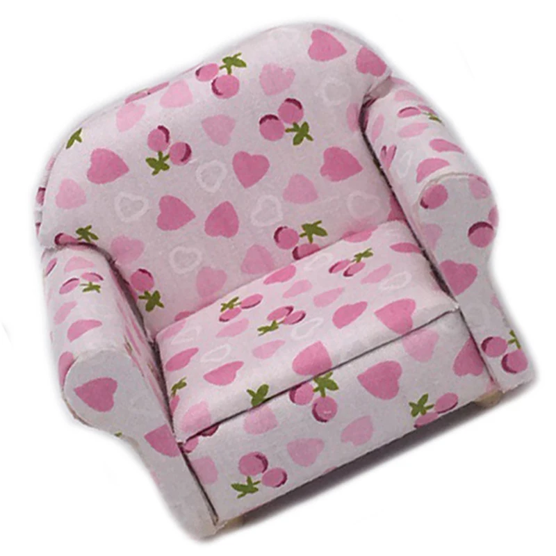 1Pc 1:12 Miniature Soft Single Sofa For Dolls Mini Furniture Toys Girls Gift | Игрушки и хобби