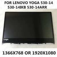 genuine 14 hd fhd lcd display for lenovo yoga 530 14ikb yoga 530 14arr 530 14 touch screen digitizer lcd assembly 81h9