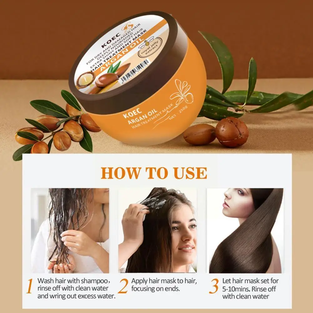 250g New Argan Nutrient Hair Conditioner Keratin Deep Restoring Elasticity Repair Protein Damaged H9s8 | Красота и здоровье