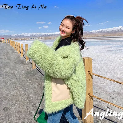 

Женское пальто из искусственного меха, высокого качества, C29, 2020