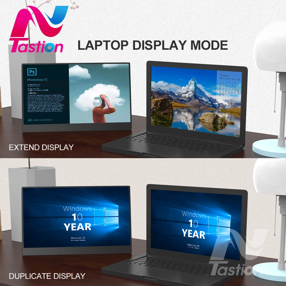 Lantastion 4k сенсорный экран 15 6 '' портативный монитор для переключателя коробки ps3