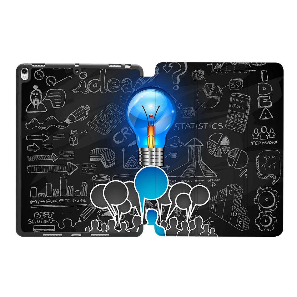 IPBC02 MTT Мягкий ТПУ из искусственной кожи чехол для iPad Pro 10,5/Air 10,5 дюймов с карандашом держатель чехол для планшета граффити защитный чехол - Цвет: IPBC02