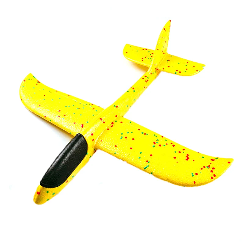 Игрушечный самолет для детей ручной из пеноматериала модель уличный скользящий