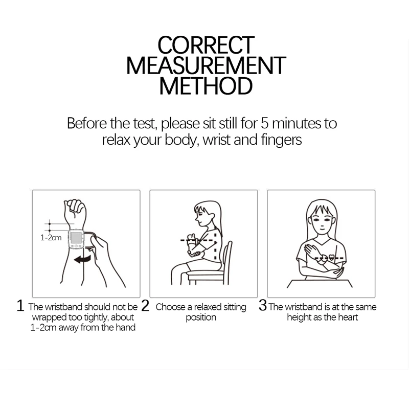 Прибор для измерения артериального давления тонометр на руку с манжетами