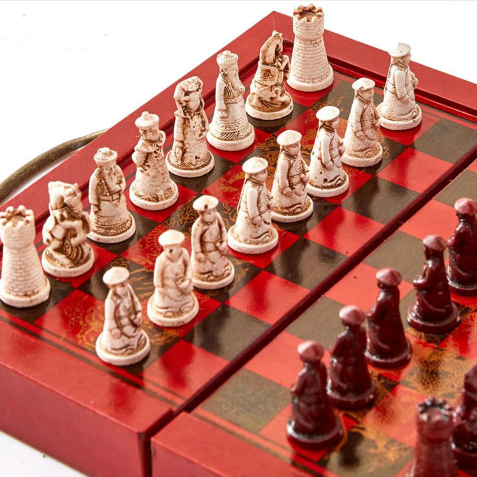 Набор шахматных фигурок для путешествий китайские старинные фигурки набор детей