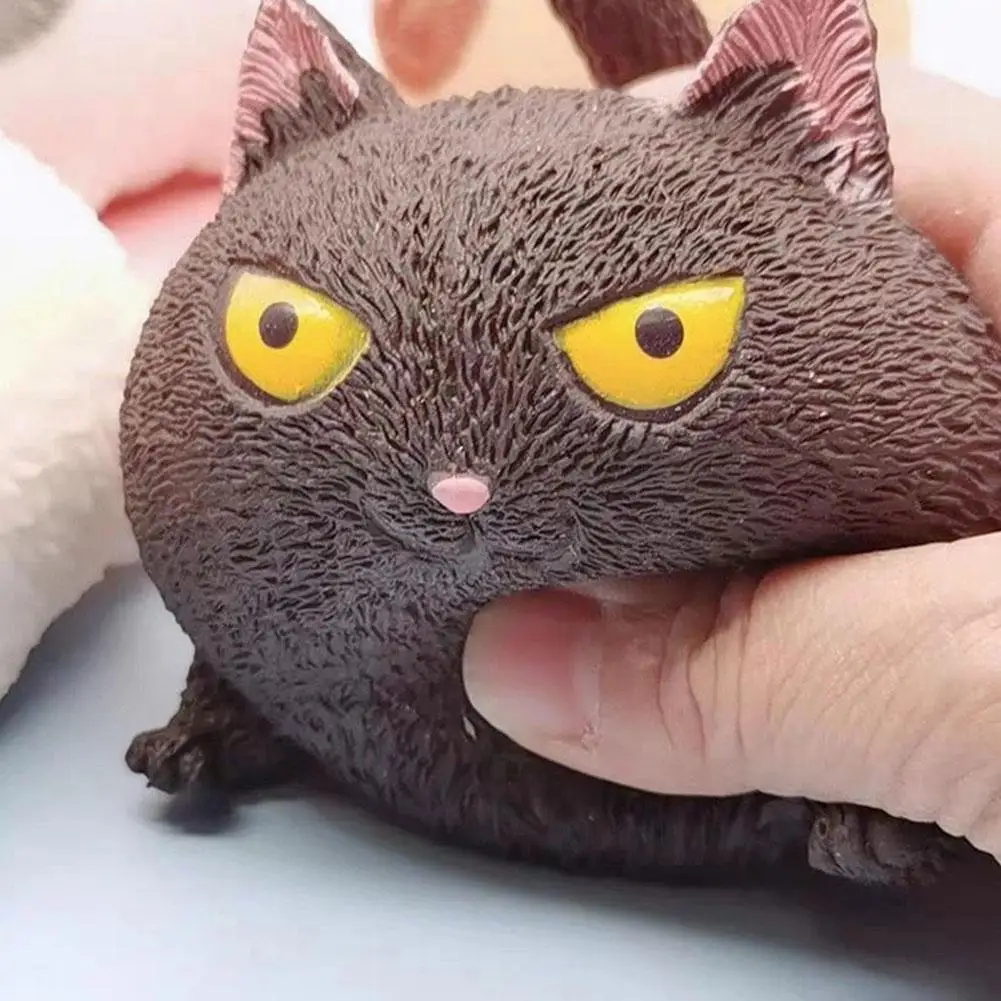 

4 Bears Stress Relief Toy Cute Cat Decompression Toy Pinch Soft Squishy Fidget Toy Anti Stress Toy gift for adult for kids