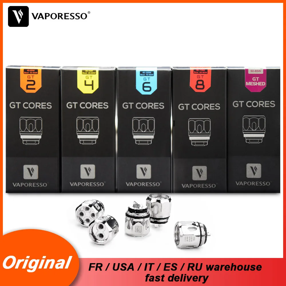 Оригинальный атомайзер Vaporesso катушка атомайзера GT2 GT 4 6 8 для SKRR NRG Tank Gen Polar Swag LUXE
