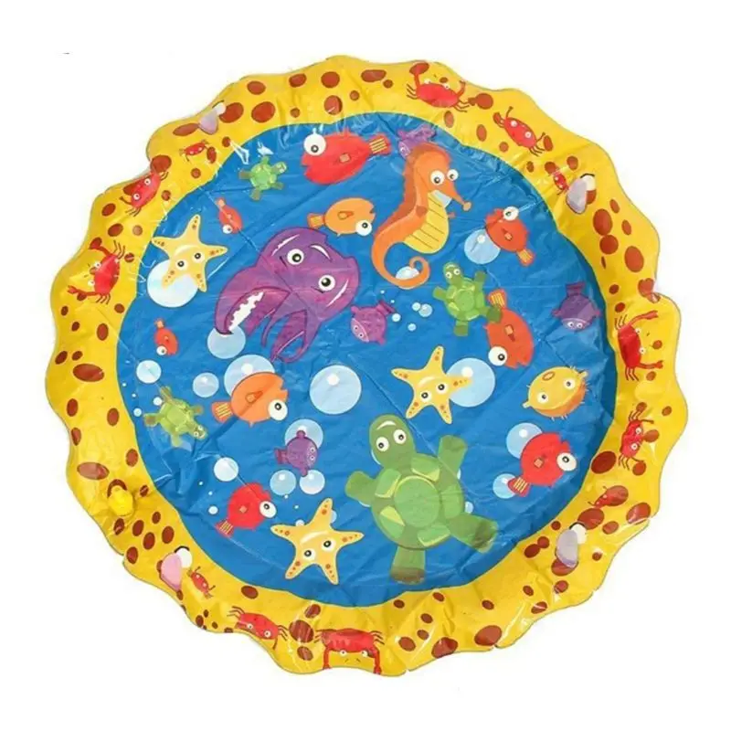Inflatable Cushion Play Water Toy Mat Children Outdoor Games Sprinkler Pad Baby Kids Products Gifts | Мать и ребенок