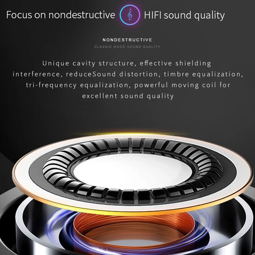 DOCIDACI Bluetooth наушники TWS T1 Pro гарнитура 5 0 беспроводные 3D стерео с микрофоном