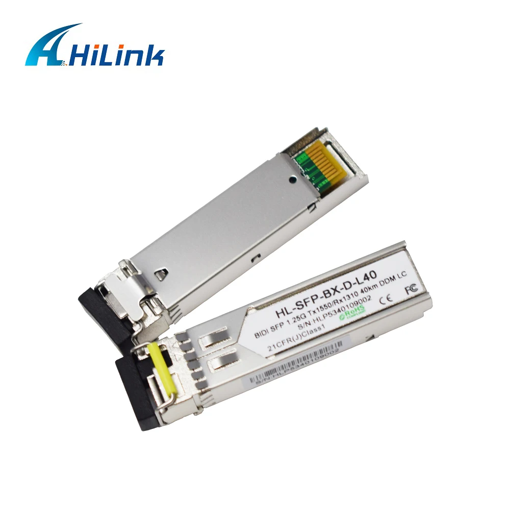 Free Shipping !!! Most Brands Compatible with 1.25G BIDI SFP 40Km 1310/1550nm LC Connector DDM | Fiber Optic Equipment
