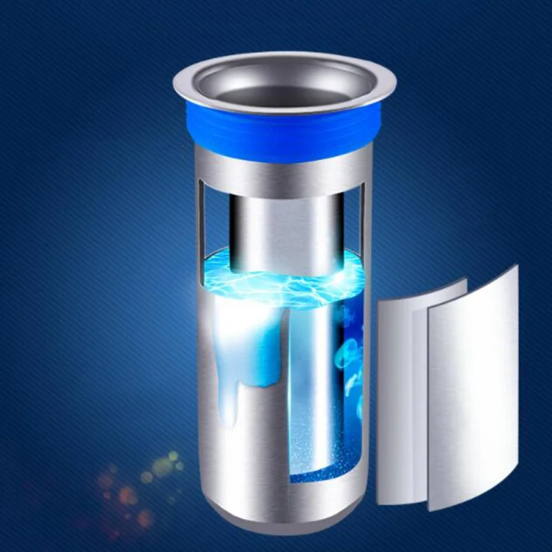 Кухня трапы Нержавеющая сталь Скрытая канализационные Core дезодорант для ванной