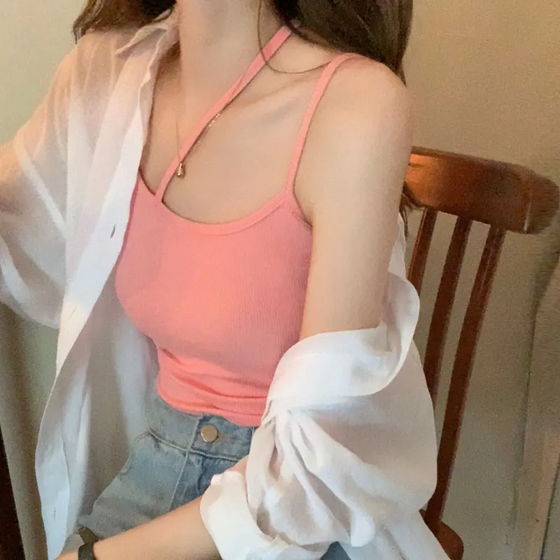 Майка женская в Корейском стиле 6 карамельных цветов на лето 2021 | Женская одежда