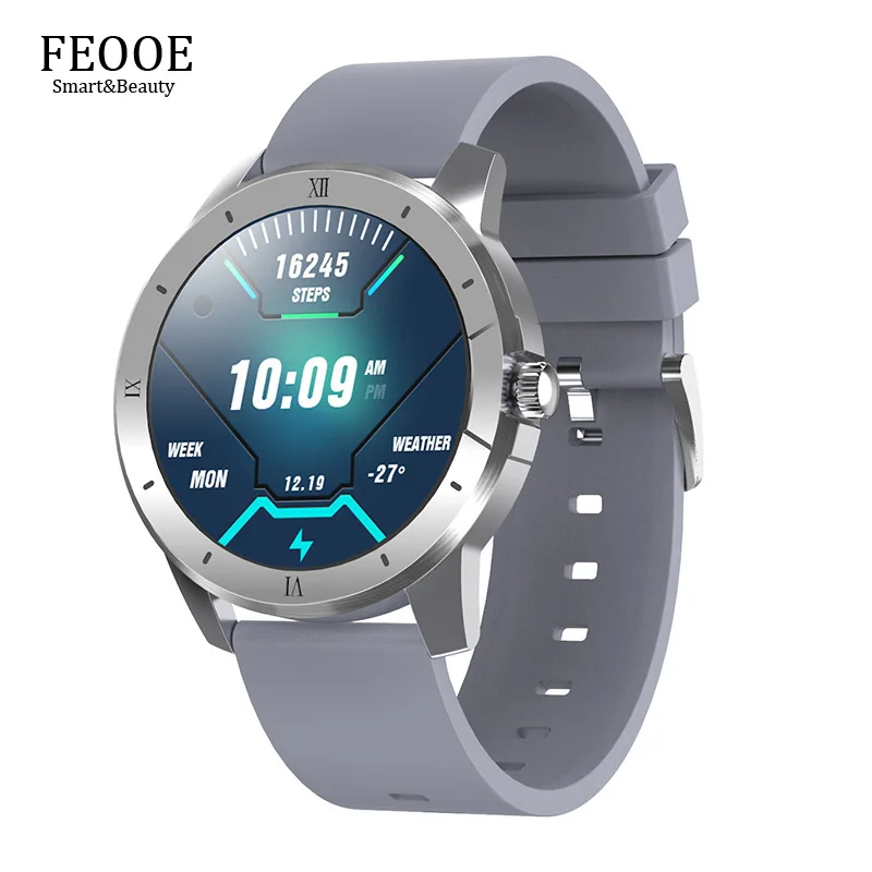 

Спортивные Смарт-часы FEOOE, умные часы с 1,3 дюймовым сенсорным экраном, водонепроницаемые, IP68, звонки, уведомления Whatsapp для iPhone, Android, YD