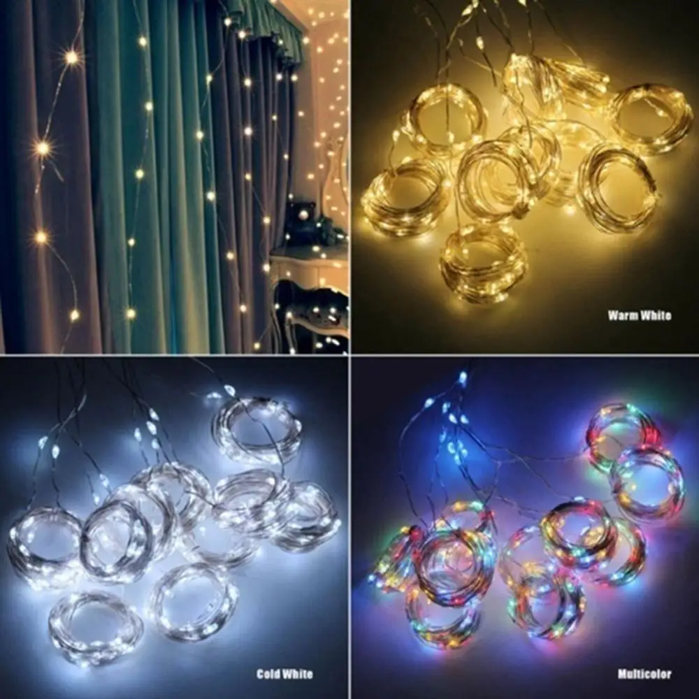 

20M LED Curtain Garland on the Window USB String Lights Fairy Festoon Remote Control New Year Christmas Decorations for Room