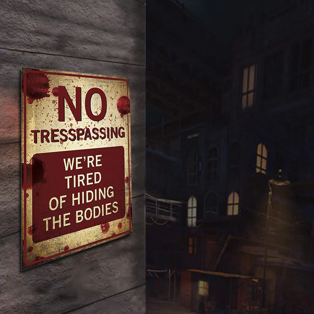 Нет пересечение границы Ретро металлический знак флаг налет клуб бар кафе гараж