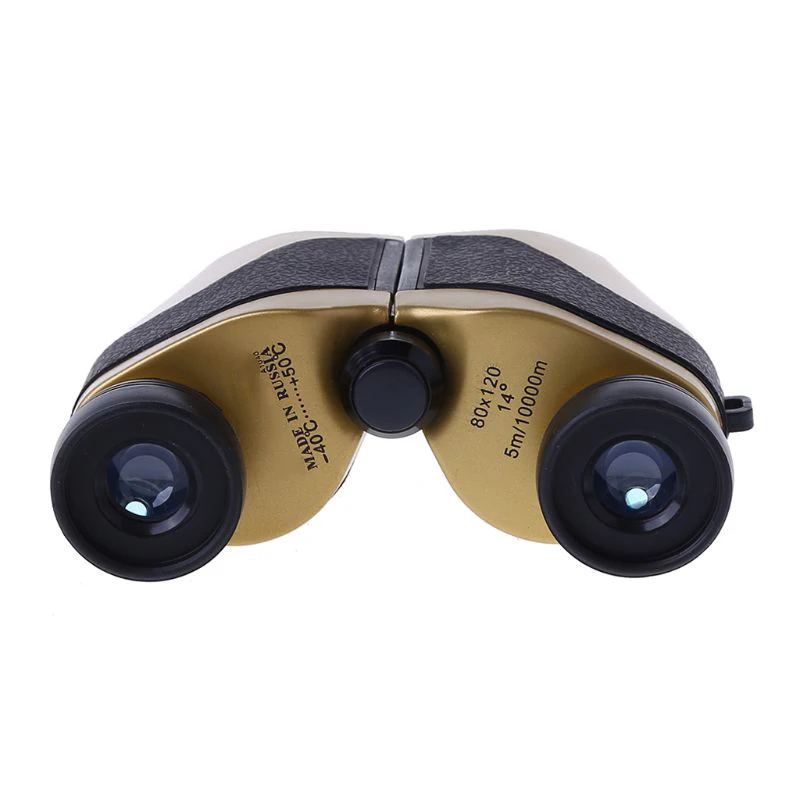 

80x120 Binoculars Telescope Spotting LED Scope Optical Zoom 5m-10000M Gold New Wholesale Hunting Sports tourism Outdoor Camer