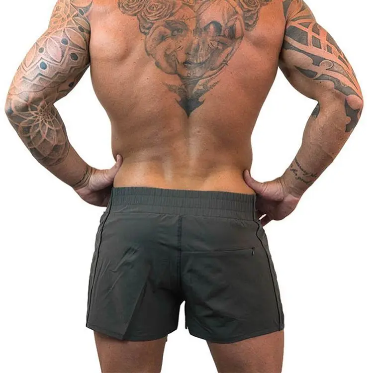 Новые городские фитнес летние спортивные мужские шорты чистый цвет