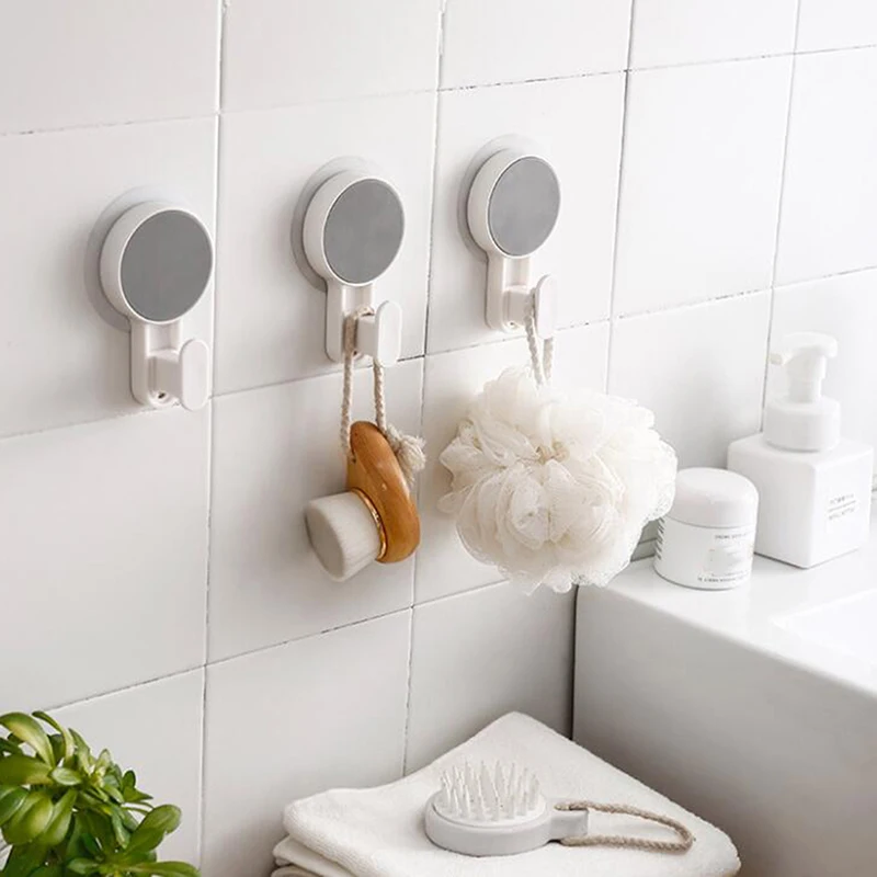 

Self Adhesive Hook Hanger Wall Mounted Hook Strong Hanger Sticker Hook Traceless For Bathroom Kitchen Fridge Organizer