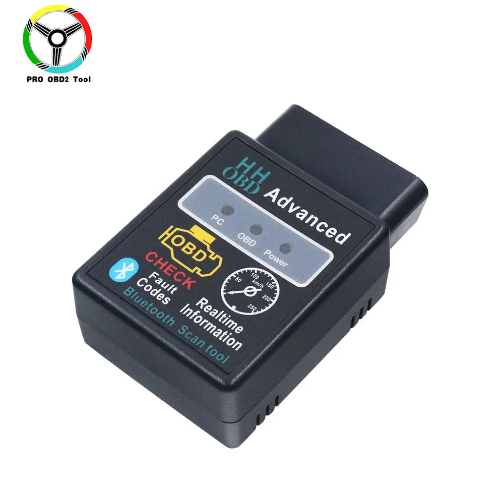 Диагностический сканер HHOBD ELM327 V2.1 V1.5 Bluetooth ELM 327 OBD2 CAN-BUS HH OBD для Android и Windows систем |