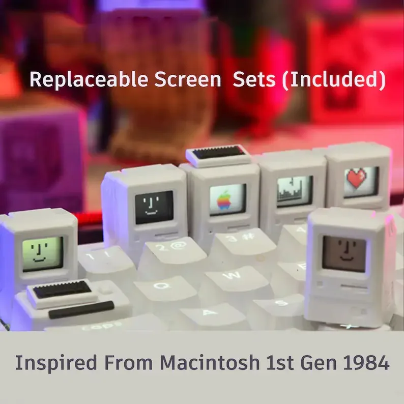 Специальная механическая клавиатура DIY Keycap Retro Mac Macintosh | Компьютеры и офис