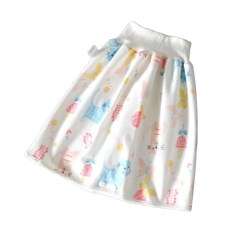 

Newborn Baby Waterproof Cotton Training Pants Cloth Animal Print Diaper Skirt