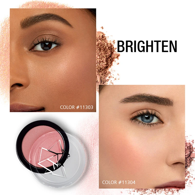 STARWAY жемчужные Румяна 6 цветов Матовые профессиональные для макияжа лица