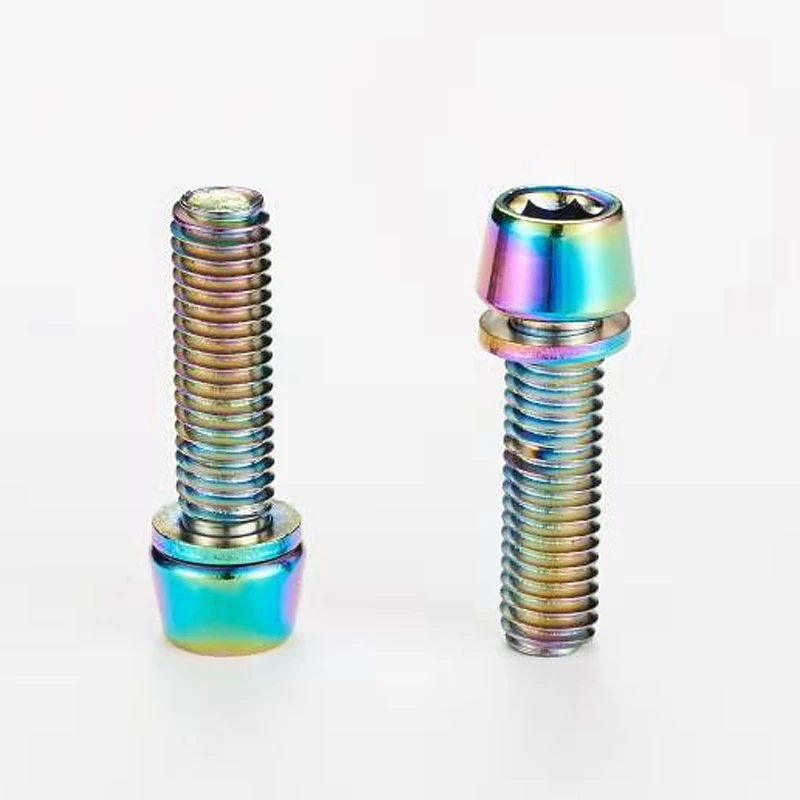 M5 * 18 мм титановое покрытие руль для велосипеда болт с головкой фиксации тормоза