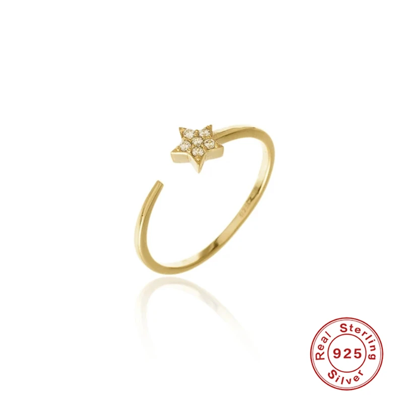 Женское кольцо с фианитами в минималистском стиле|Кольца| |