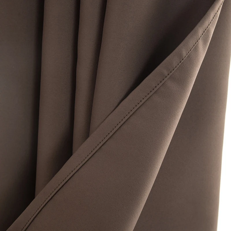 Новые корейские однотонные короткие затемненные шторы для спальни/гостиной