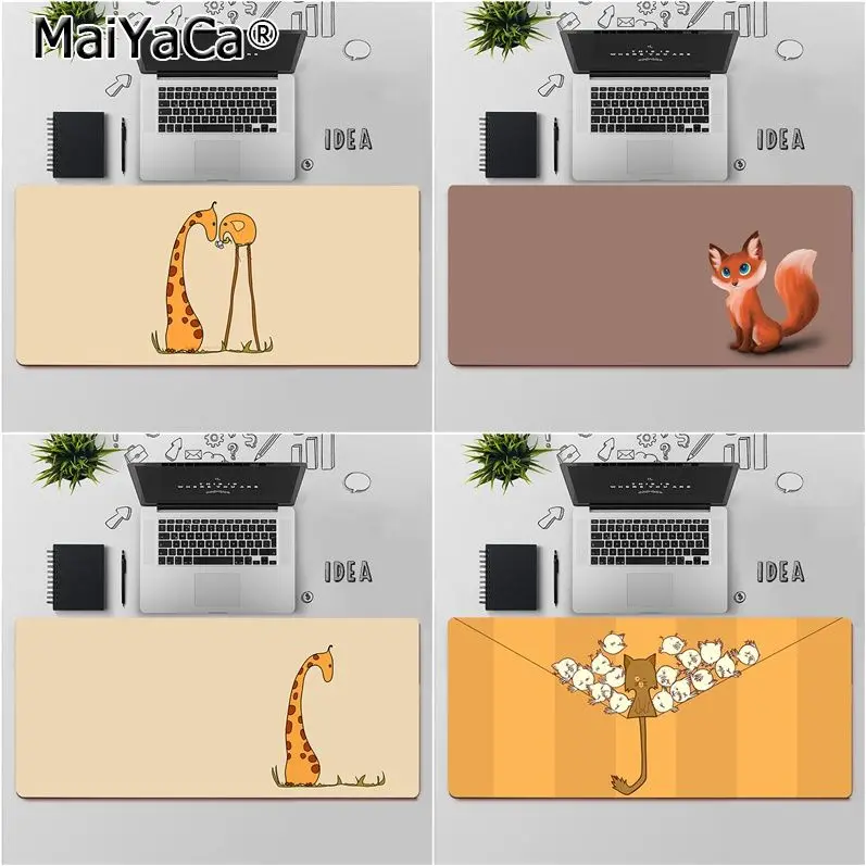 

Maiyaca Top Quality cute cartoon animals Customized laptop Gaming mouse pad Free Shipping Large Mouse Pad Keyboards Mat