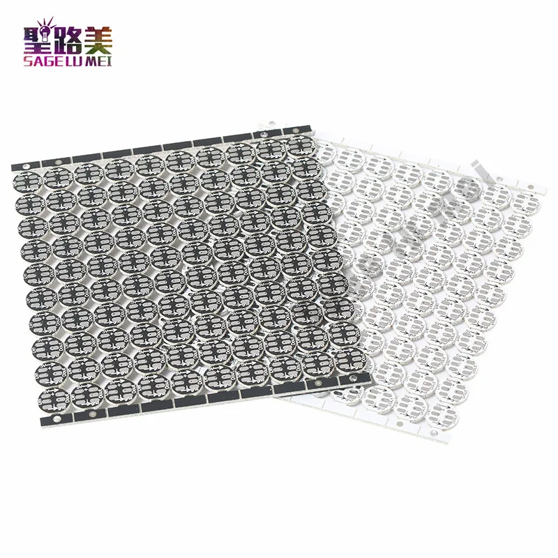 4-контактный WS2812B светодиодный чип с радиатором DC5V SMD5050 RGB WS2811 IC встроенный