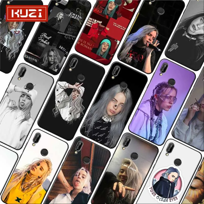 Billie Eilish Халид музыка певица звезда милый мягкий силиконовый чехол для телефона