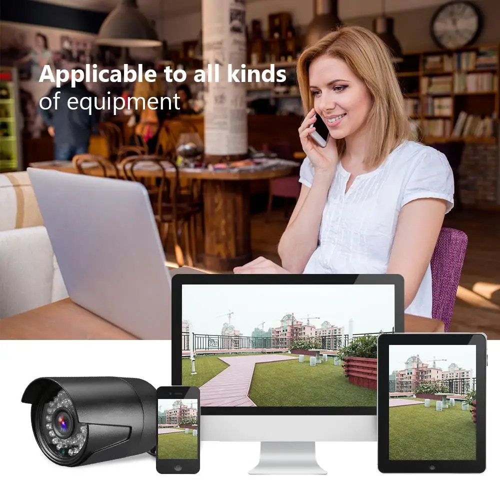 1MP/2MP/5MP Outdoor Waterproof Camera Home Security Wired IP For | Безопасность и защита