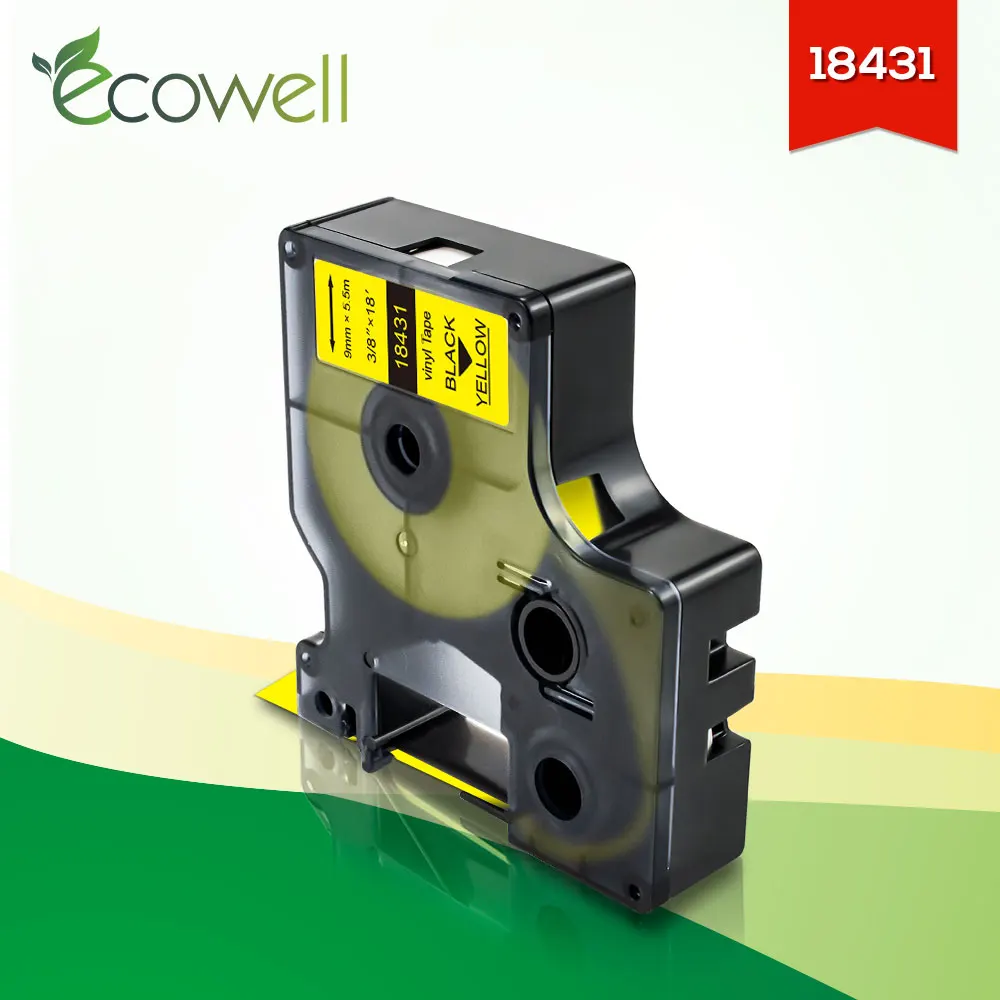 Этикетка Ecowell 18431 18443 18432 18444 для Dymo Rhino IND, Виниловая ...