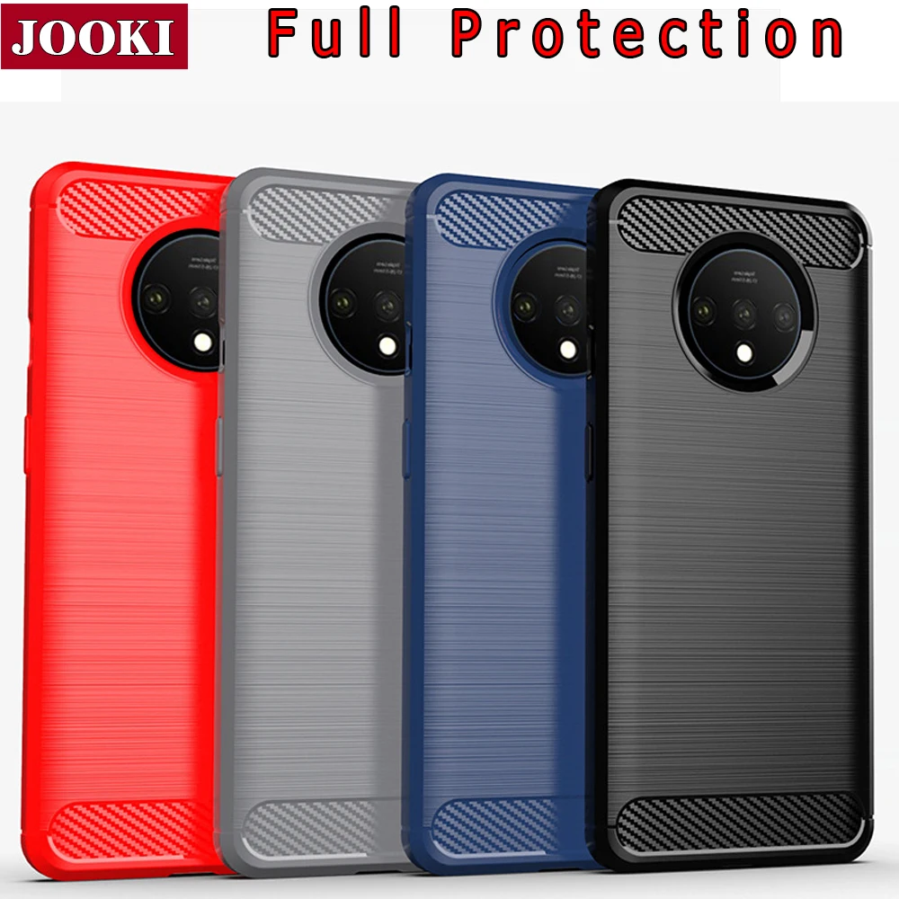 Чехол для телефона OnePlus 7T мягкий силиконовый чехол под заказ Серый OnePus черный