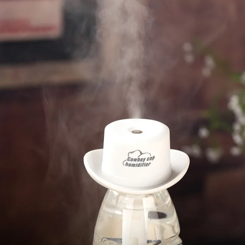 Cowboy Hat Humidifier Mute Household Office Portable Mini USB Air Aroma Diffuser Mist Maker Humidification Detachable | Бытовая техника