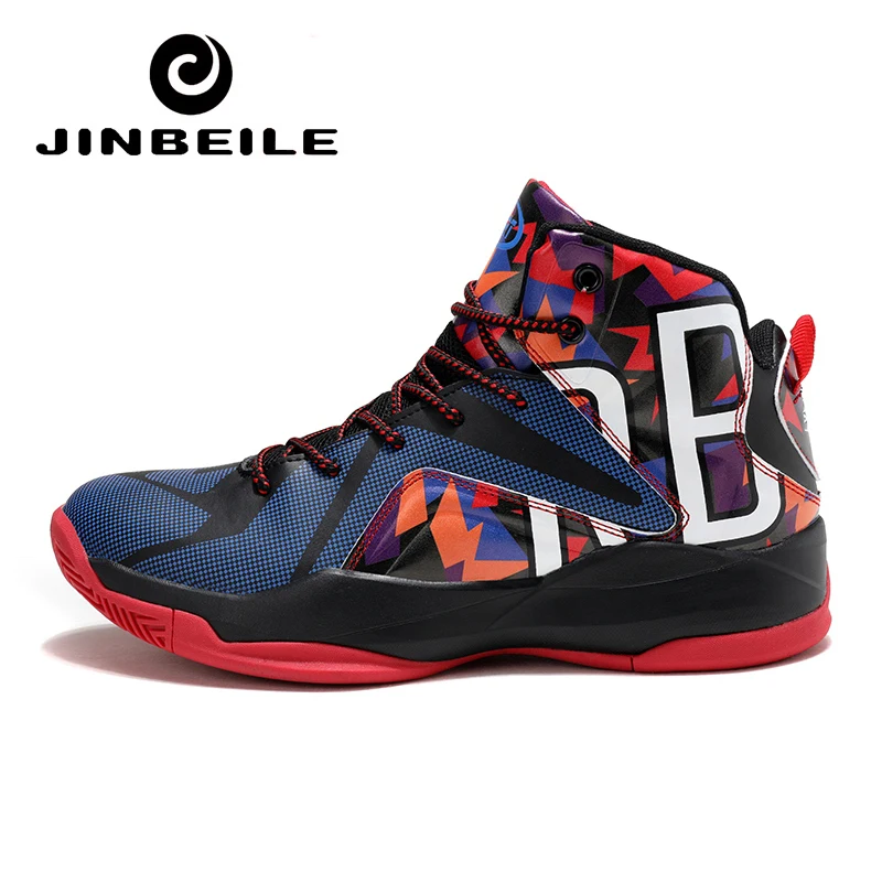 Большой размер 47 Мужская баскетбольная обувь с высоким берцем мужские