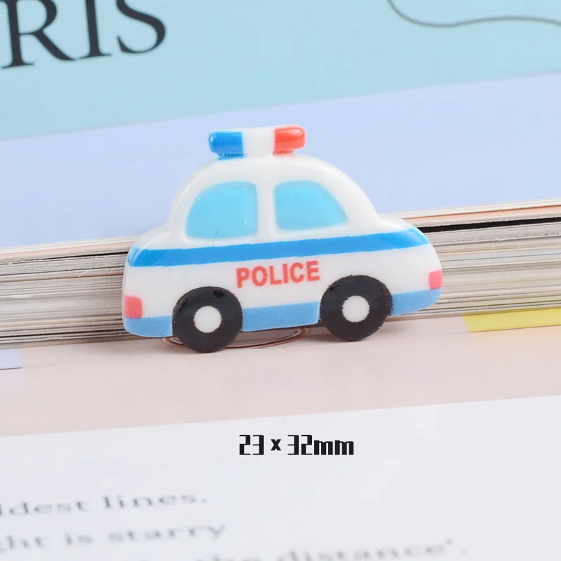 

10PCS Cartoon Transportation Flat back Resin Cabochons Embellishments for Scrapbooking Craft DIY Phone Decoration Accessories