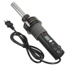 Портативный пистолет горячего воздуха 200 Вт 110 В, электронный ЖК-тепловой пистолет, воздуходувка горячего воздуха, сварочные инструменты с 4 соплами