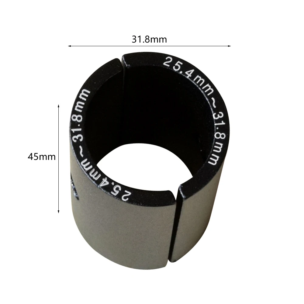 

Bike Handlebar Shim Adapter Aluminum Alloy 25.4mm To 31.8mm Handlebar Spacer Stem Reducer For Mounrain Road Bicycle