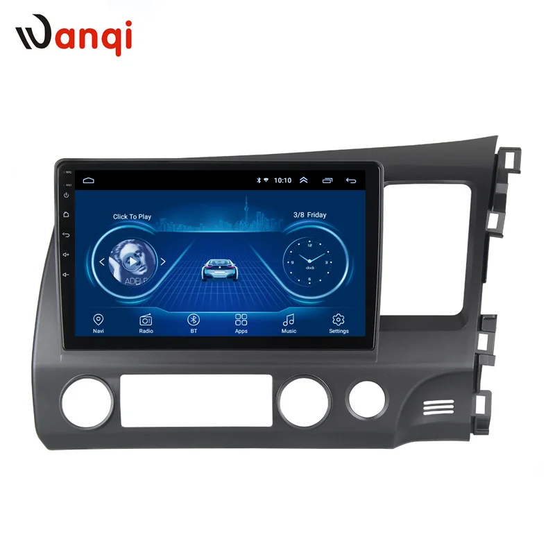 10 1 дюймов Wanqi 9 Автомобильная GPS навигация для RHD Honda Civic 2004 2011 поддержка правой руки