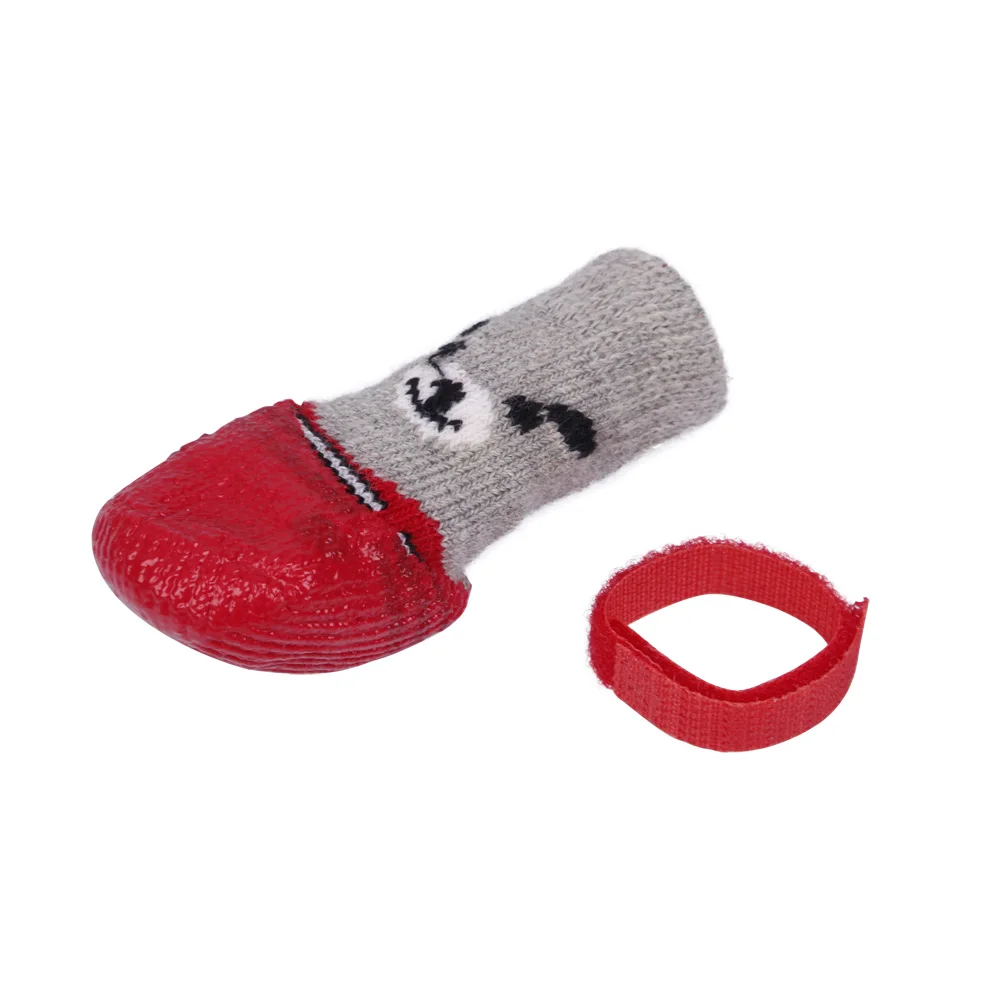 4 шт. водонепроницаемые резиновые сапоги для ботинок от дождя маленьких собак